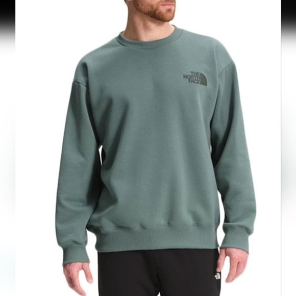 The North Face Men's Balsam Green Crewneck - Picture 3 of 10